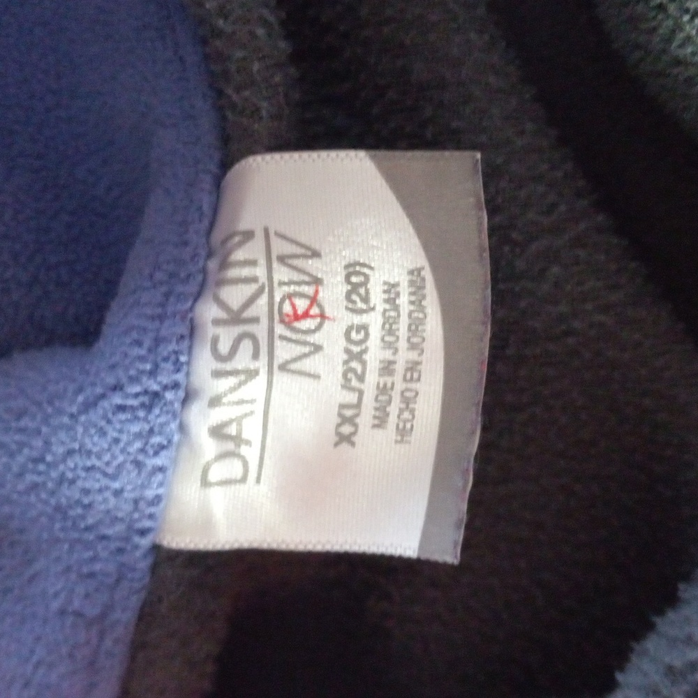 DANSKIN light weight sweat shirt, size XXL womens - Picture 6 of 6